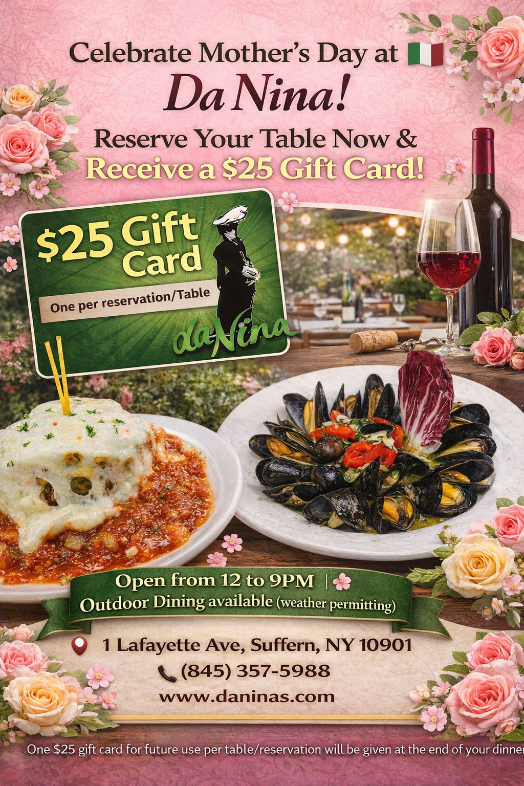 Mother's Day at Da Nina