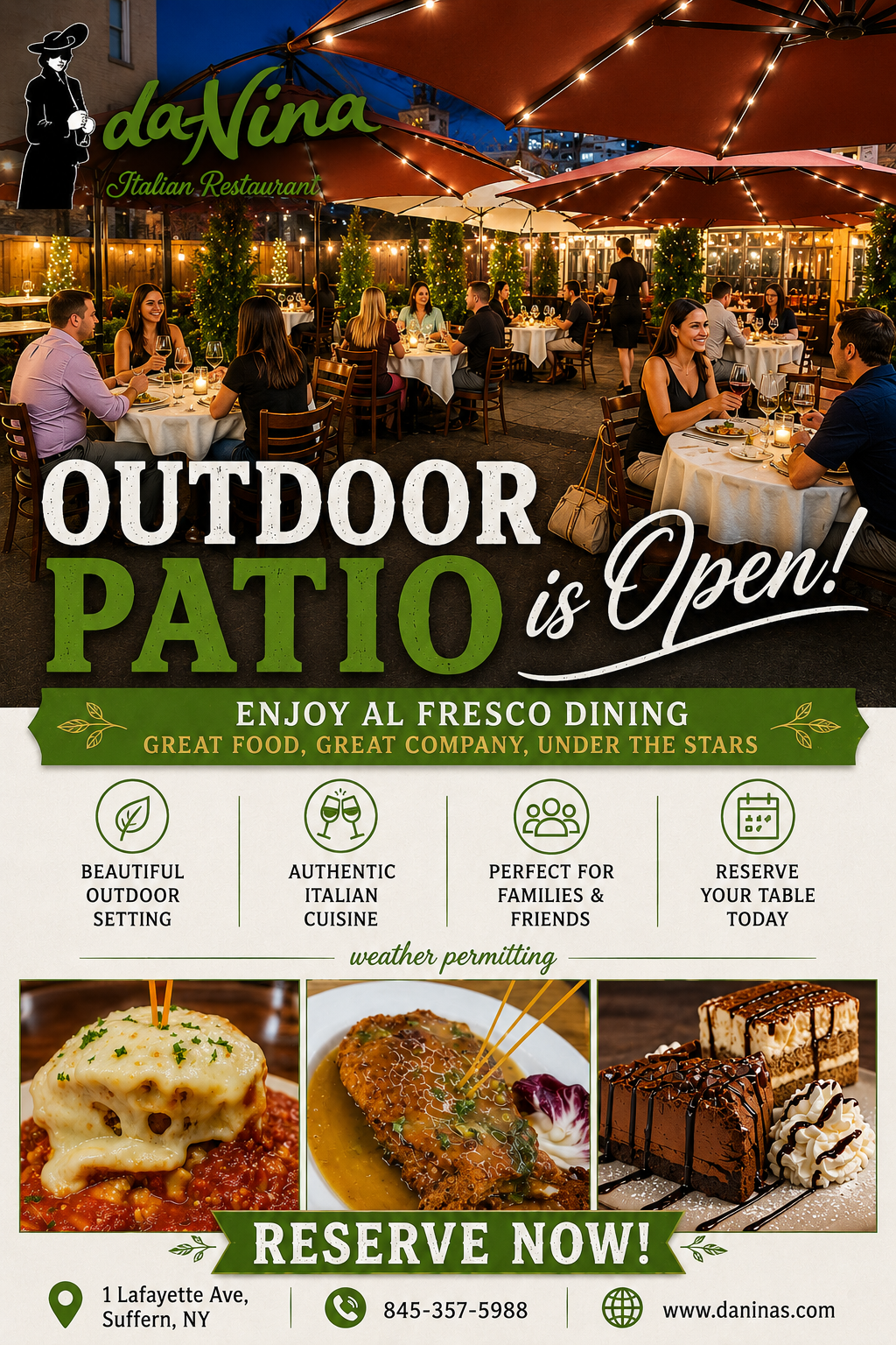 Outdoor Patio Is Open