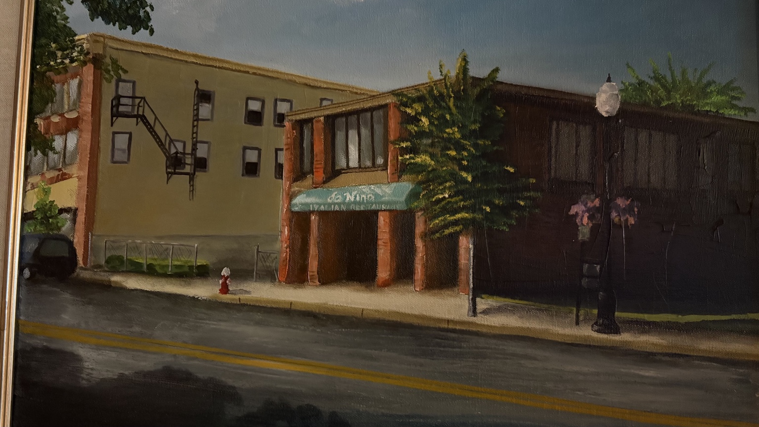 Customer painting of Da Nina Italian Restaurant